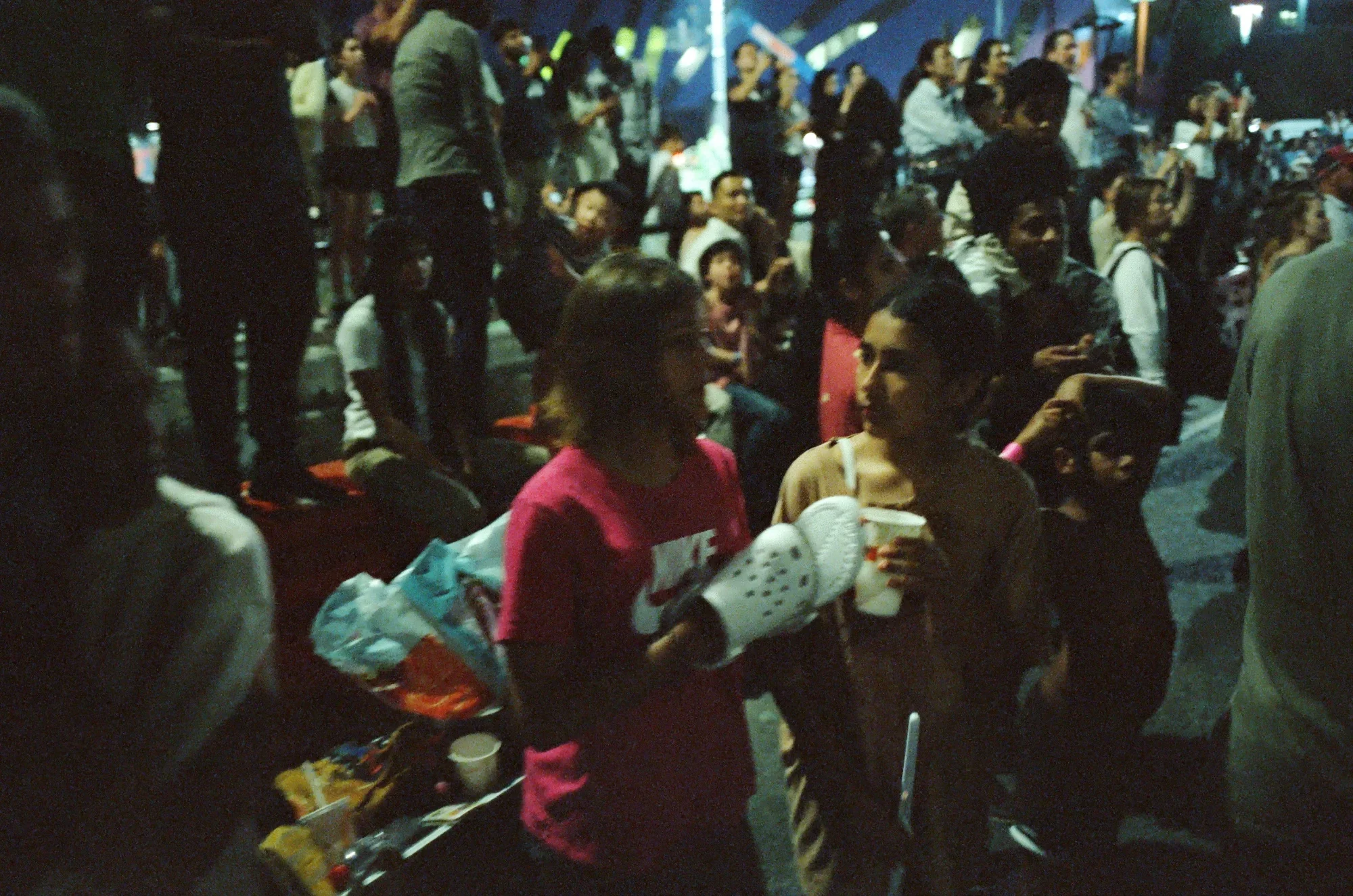 Deep chats while waiting for the fireworks to start
